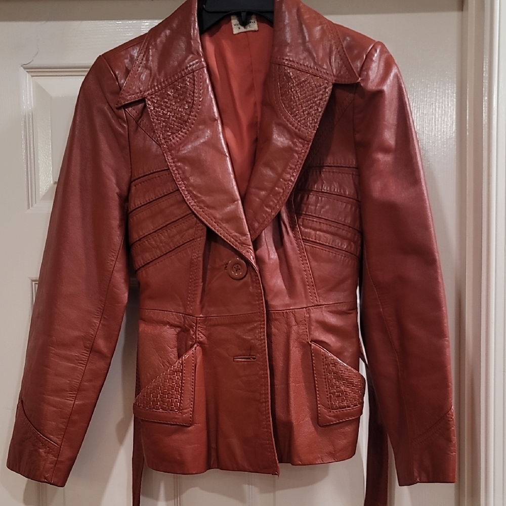 Women's Brown Leather Jacket